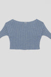 BASERANGE Pullover KNMAP-CO-AU23 Blue Mix
